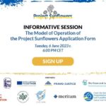 The Model of Operation of the Project Sunflowers Application Form